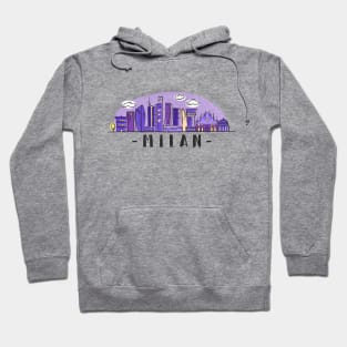 Milan Italy Skyline Hoodie